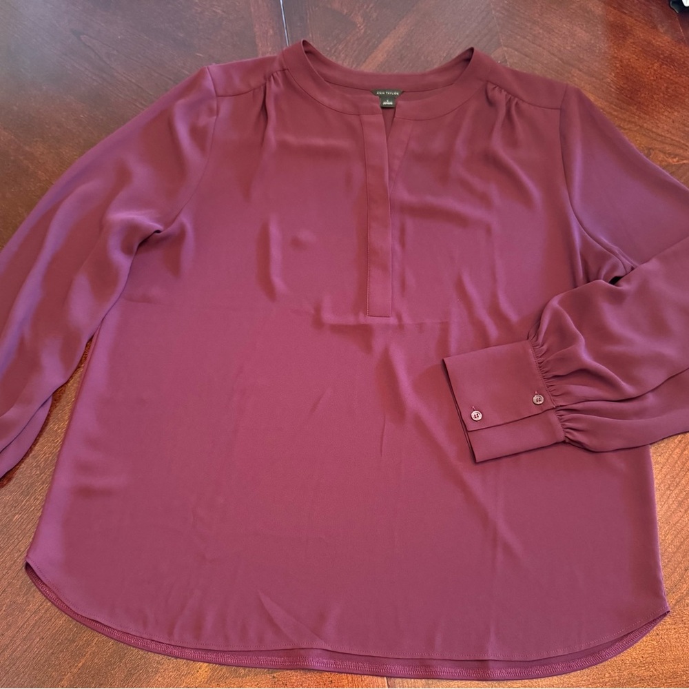 Ann Taylor Blouse Long Sleeve